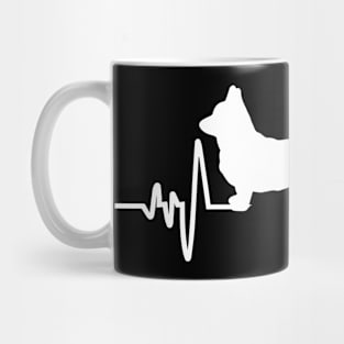 Corgi Heartbeat For Dog Lovers Mug